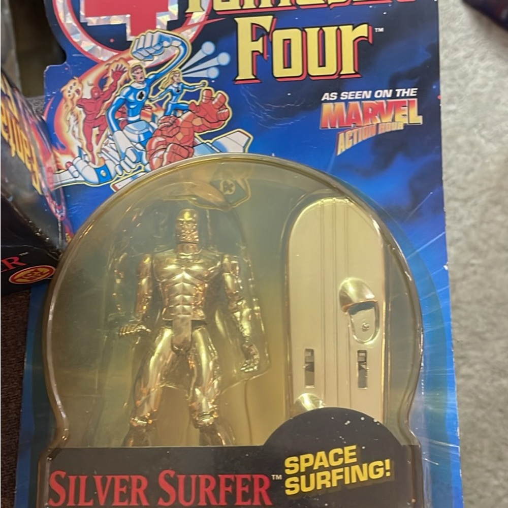 Silver Surfer Action Figure - Gold
